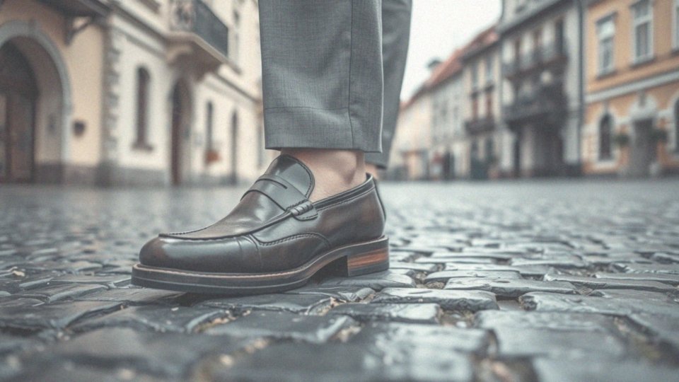 Kiedy warto wybrać loafersy do szarego garnituru?