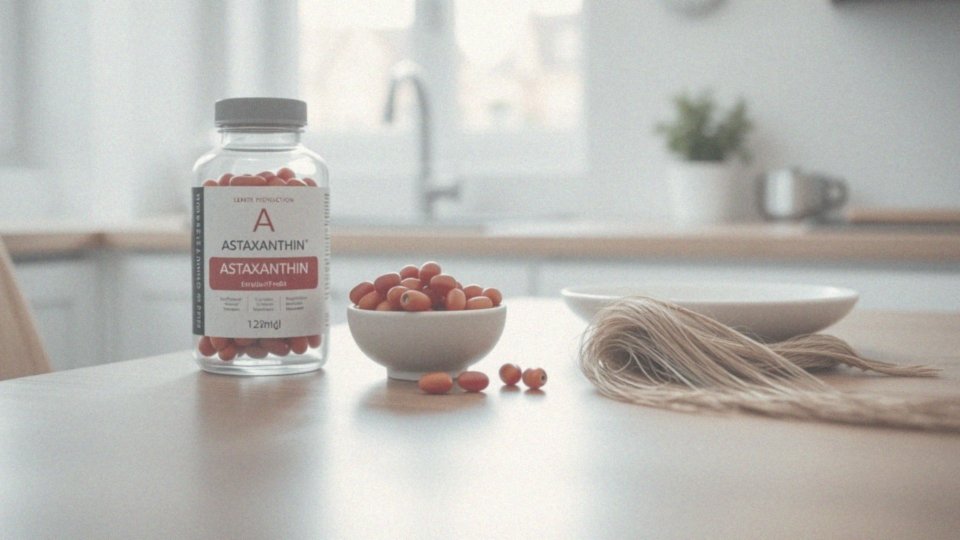 Jakie są dawkowania astaksantyny w kontekście wypadania włosów?