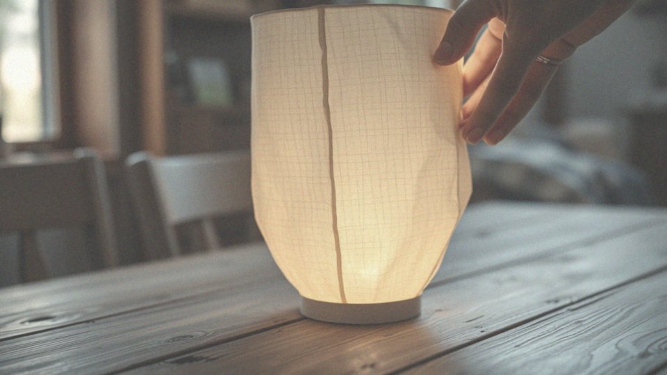 Jak umieścić lampkę LED wewnątrz lampionu?