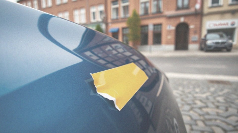Czy przyklejanie karnych naklejek można uznać za wandalizm?