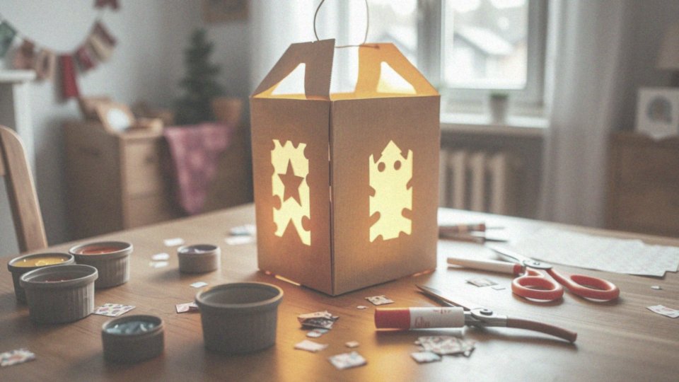 Jak wykonać lampion adwentowy z kartonu?