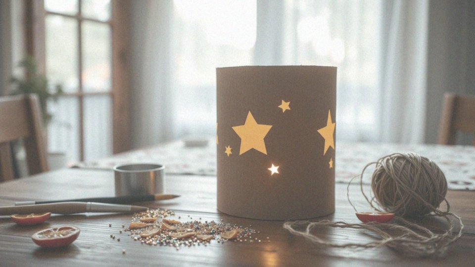 Jak ozdobić lampion z kartonu?